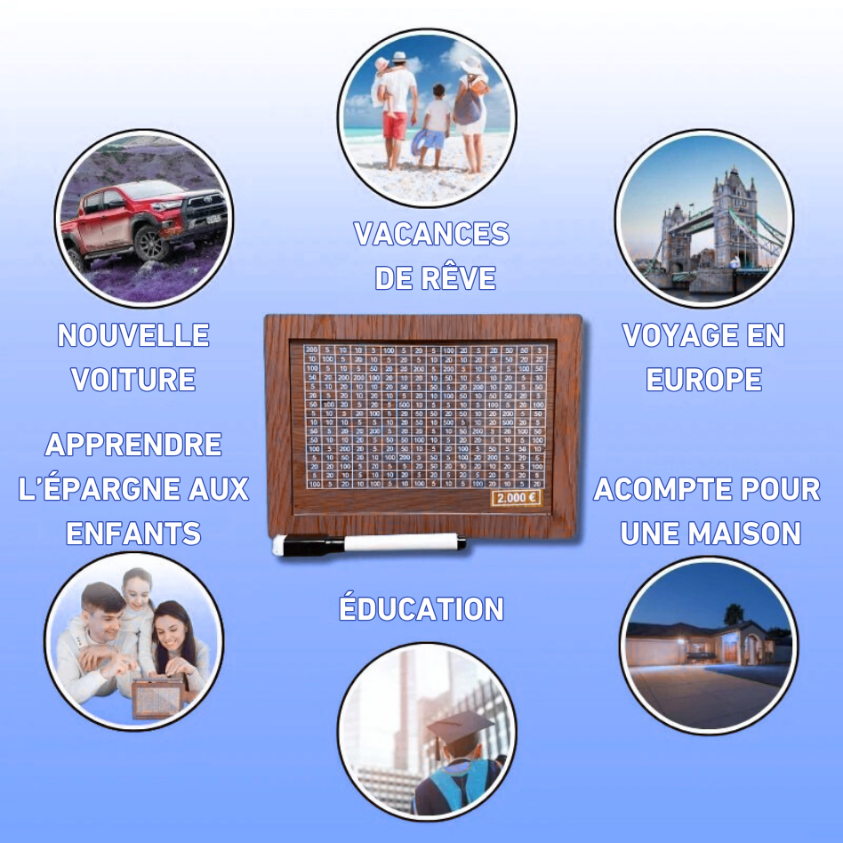 Tirelire Spécial Économies – Méthode Japonaise