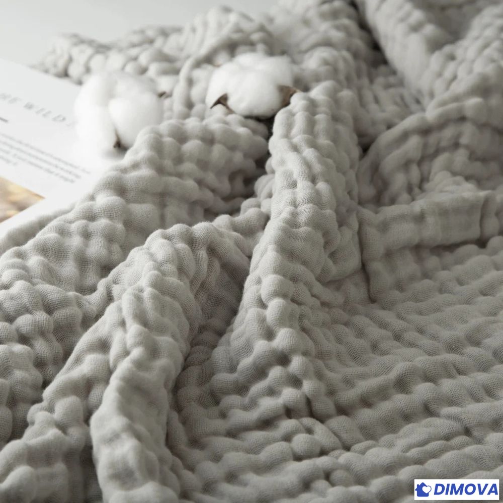 Couverture en coton mousseline 100 % naturel