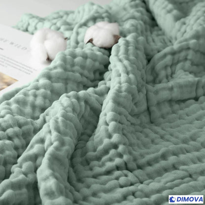 Couverture en coton mousseline 100 % naturel