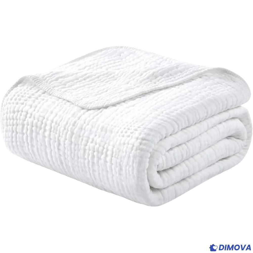 Couverture en coton mousseline 100 % naturel