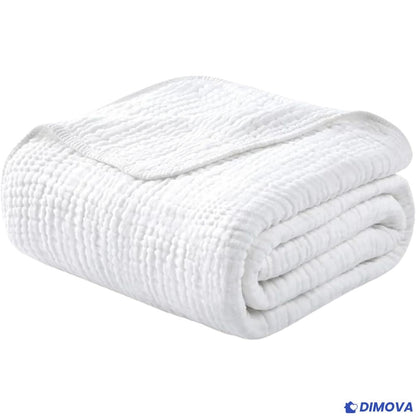 Couverture en coton mousseline 100 % naturel