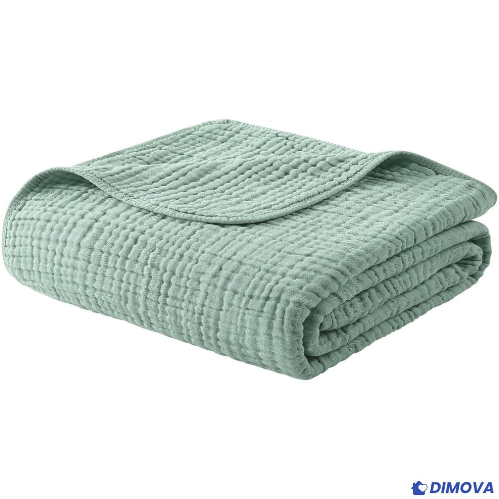 Couverture en coton mousseline 100 % naturel