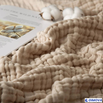 Couverture en coton mousseline 100 % naturel