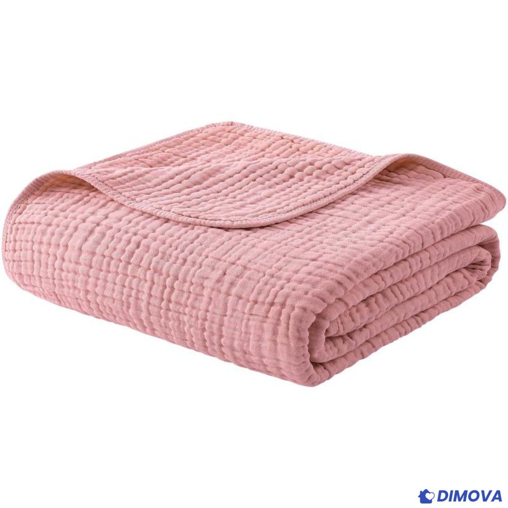 Couverture en coton mousseline 100 % naturel